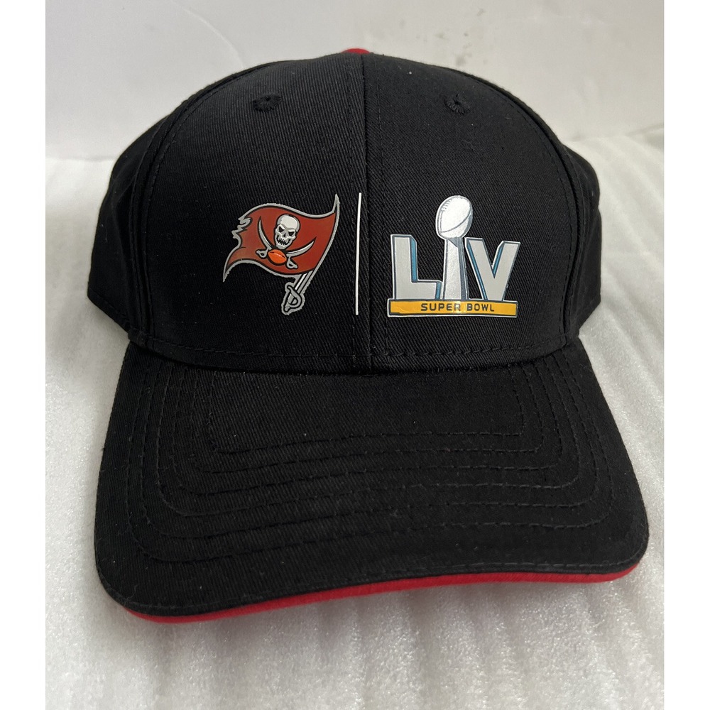Tampa Bay Buccaneers LV‎ 55th Superbowl Bucs Baseball Cap Hat Adjustable Strap
